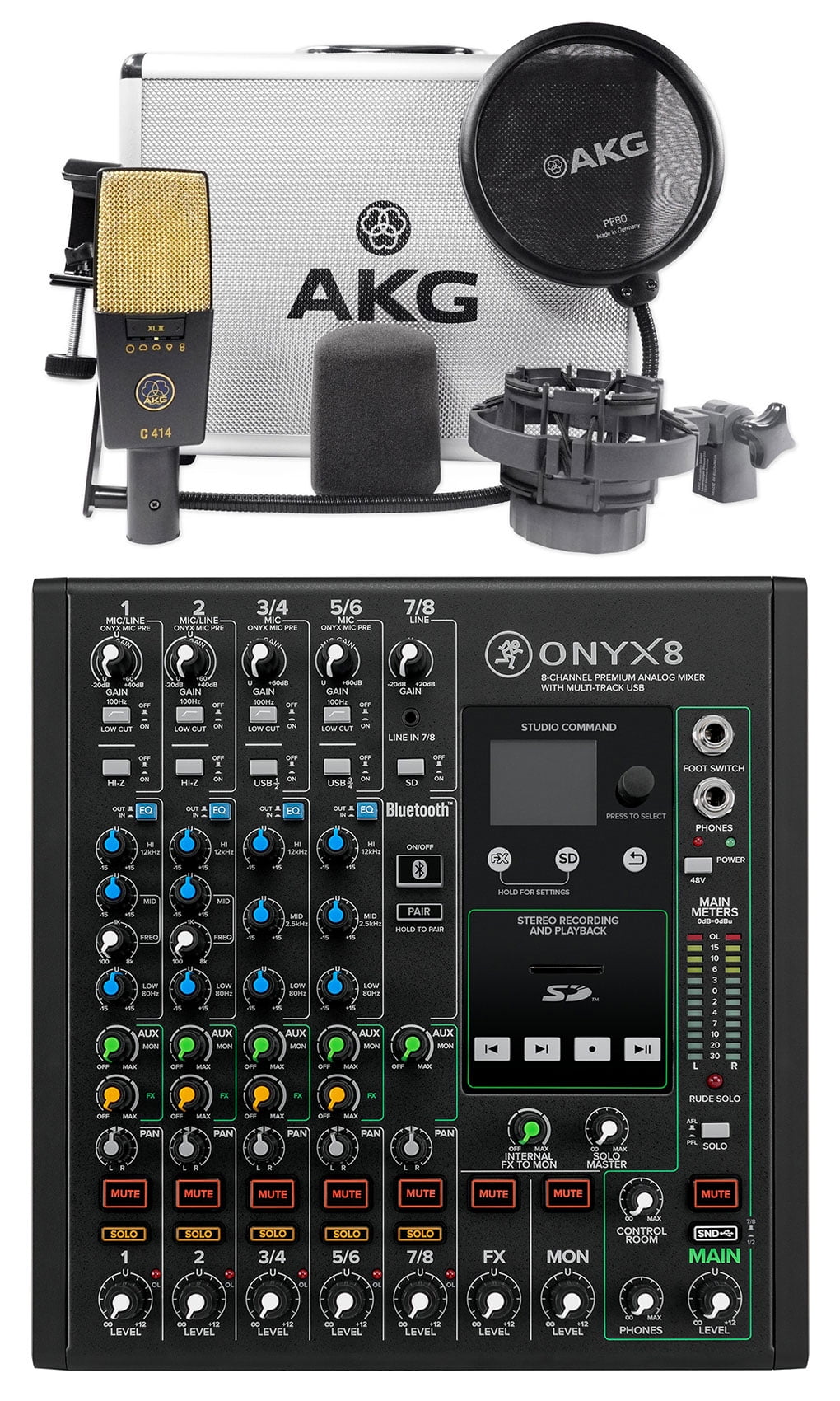 【美品・動作確認済】 AKG C414 XLII AKG C414 XLII/ST Matched Pair Microphones | Guitar Center