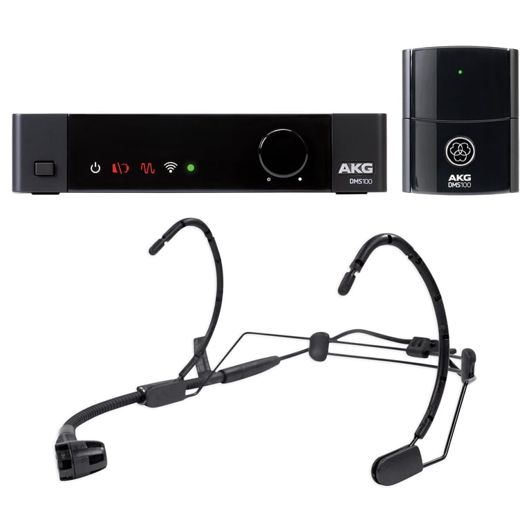 AKG C520 L Headset Microphone Condenser Mic+Bodypack For Speeches 