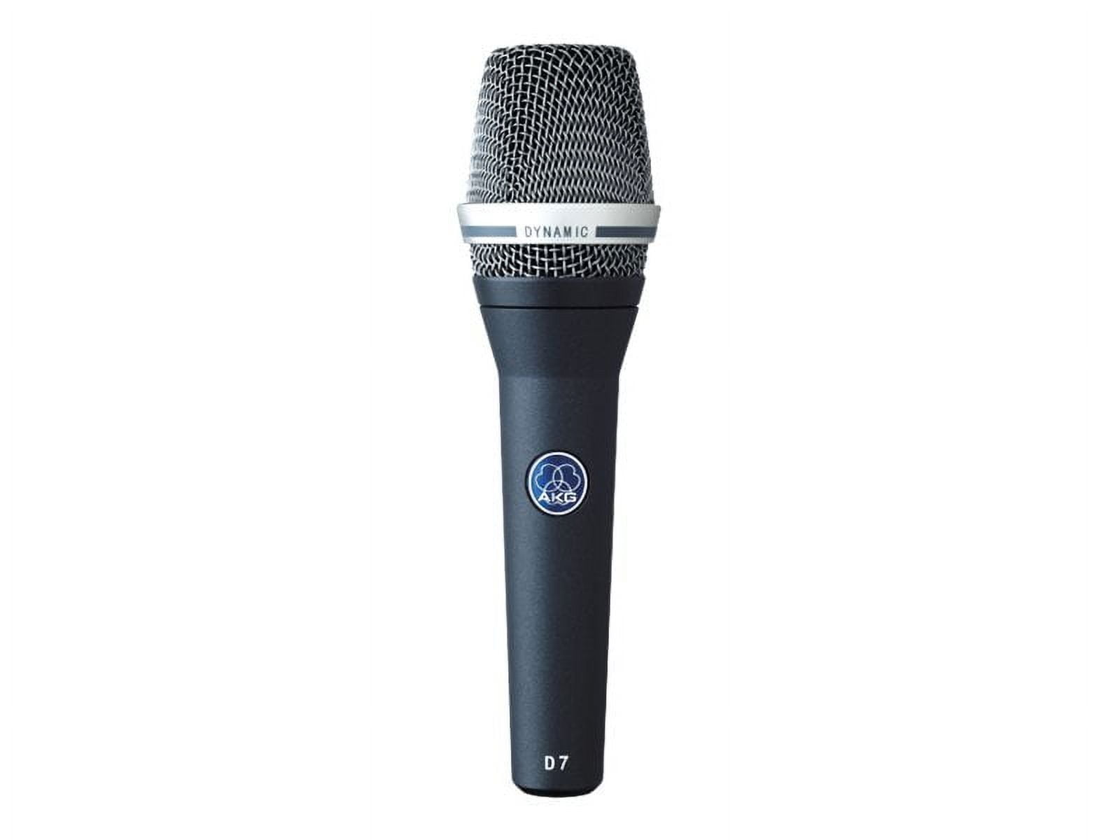 AKG D7 Reference-Quality Dynamic Vocal Microphone, Dark Stage Blue