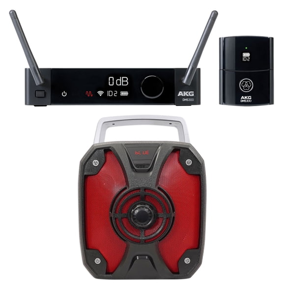 AKG DMS300 Digital Bodypack Wireless Instrument System 2.4GHZ, 48kHz+ROCKBOX
