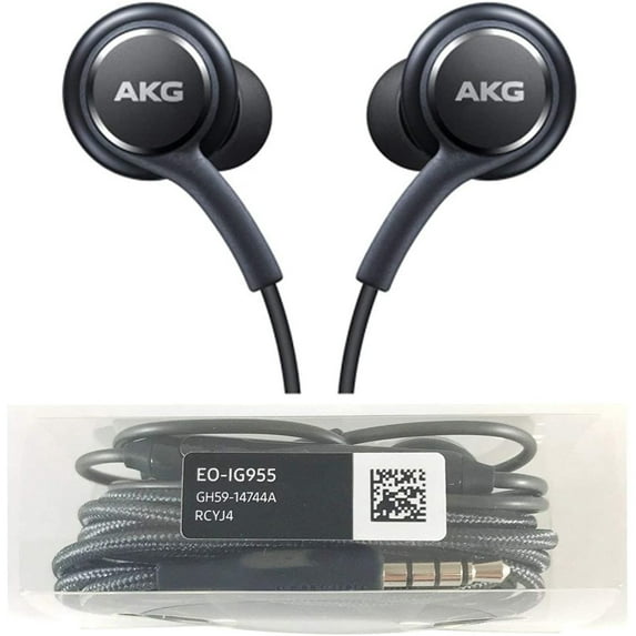 AKG EO-IG955 In-Ear Headphones with Built-in Microphone & Extra Ear Gels