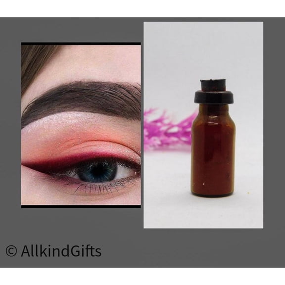 AllKindGifts 100% Natural Arabian Eyeliner, Organic Smudgeproof Waterproof, Bold Eye Makeup with Decorative Eyeliner Pot Holder Unisex eyeliner