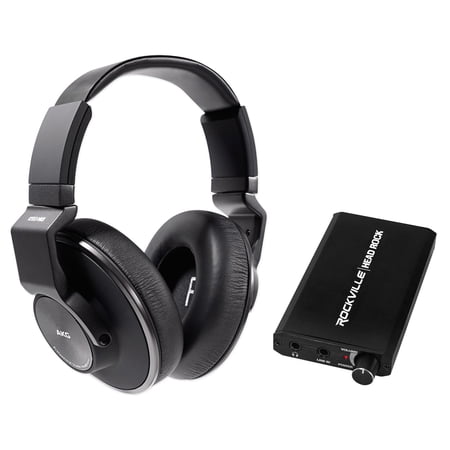 AKG K553 MK2 MKII Studio Monitoring Headphones+Rechargeable Headphone Amplifier