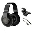 thumbnail image 1 of AKG K553 MKII Closed-Back Studio Headphones, Black Bundle with Headphones Holder & Mini to Mini Cable, 1 of 9