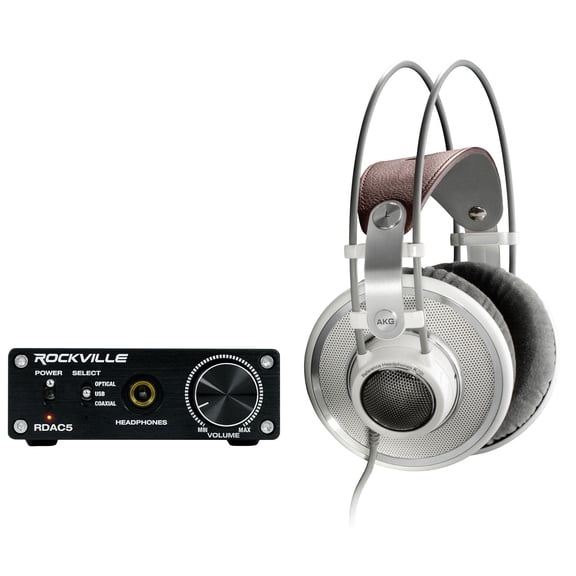 AKG K701 Studio Recording Reference Headphones+DAC Headphone Amplifier