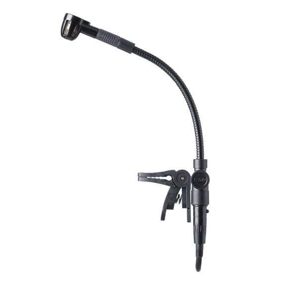 AKG C519 M Clip-On Condenser Microphone for Brass & Reed Instruments with Mini XLR to XLR Cable