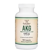 AKG Supplement Alpha Ketoglutaric Acid 1,000mg Per Serving 180 Capsules