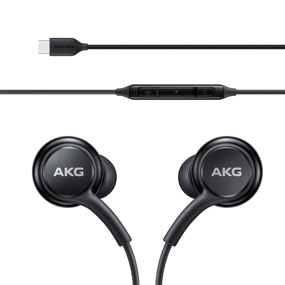 AKG TYPE-C Earphones Original for Motorola Moto G 5G (2022)/Moto G 5G (2023)/Moto 5G (2024)/Moto 5G (2025) - Headphones USB-C Earbuds w Mic Headset Earpieces Handsfree