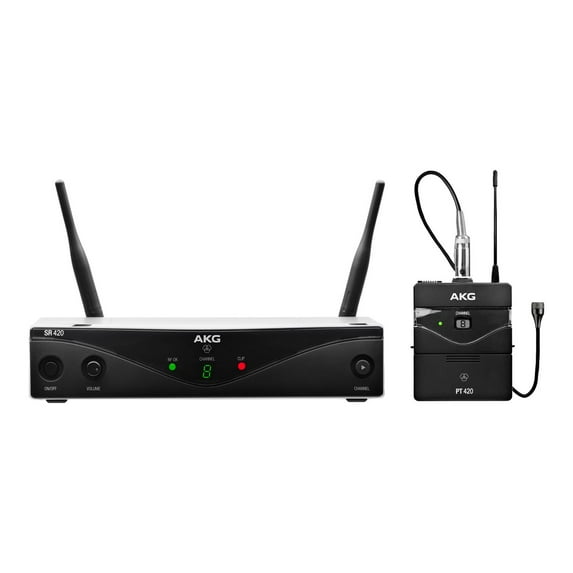 AKG WMS420 - Band-A - Presenter Set microphone system - UHF - wireless - 3-pin XLR