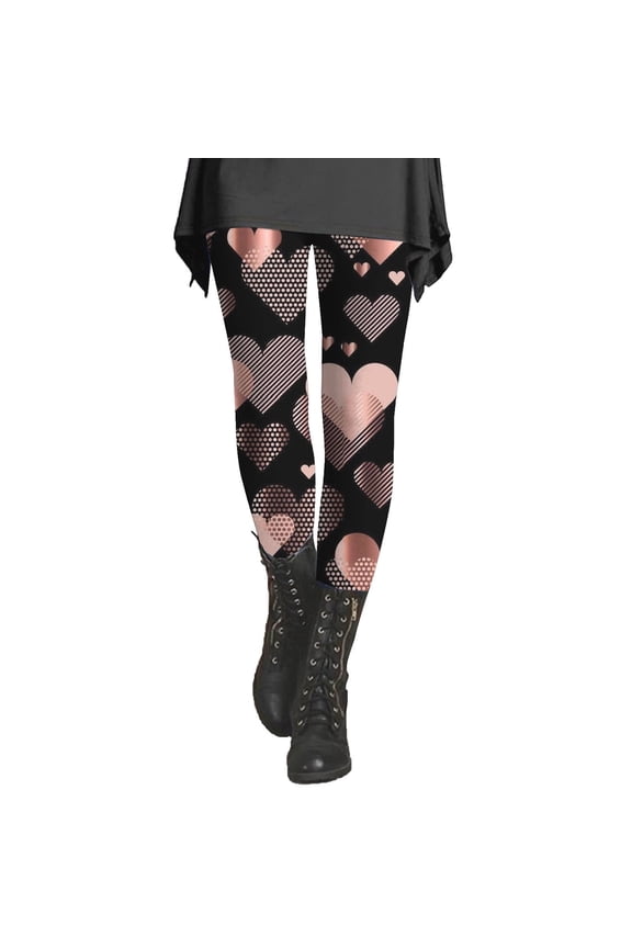 Leggings for Women, Womens Plus Size Patterned Tights Fashion Printed Designed Opaque Stockings White-L