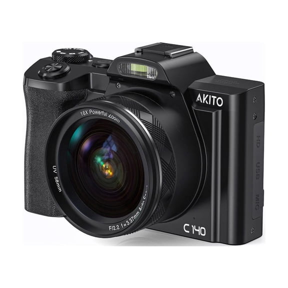 AKITO C140 Digital Point and Shoot Camera