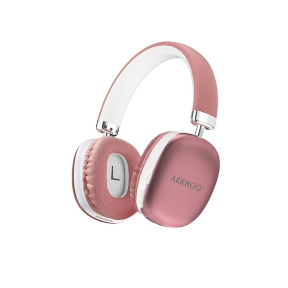 AKKHOO Active Noise Cancelling Wireless Headphones,Long Battery Life and Low Latency Bluetooth 5.3 over-Ear Headphones with MicrophoneSuitable for Travel Work