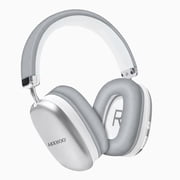 Bluetooth Headphones Over Ear, AKKHOO Active Noise Cancelling Wireless Headphones with 35Hrs Playtime, Deep Bass, 4 Nois