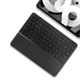 thumbnail image 1 of AKKHOO Rechargeable Wireless Bluetooth Keyboard with Touchpad, Ultra-Slim Quiet Portable Keyboard, Compatible with iOS, Android, Windows and Mac, 1 of 11