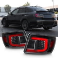 thumbnail image 1 of AKKON - [2019 Upgrade LED]For 08-11 Subaru Impreza/WRX Taillights With Red Bar Housing - Black, 1 of 7