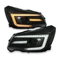 thumbnail image 1 of AKKON - Fit 2014 2015 2016 Subaru Forester [HID/Xenon] Black Projector Headlight LED Sequential SwitchBack Light Bar Pair, 1 of 7
