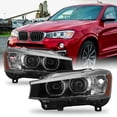thumbnail image 1 of AKKON - Fit 2015 2016 2017 2018 BMW X3|X4 HID|Xenon w/LED DRL Projector Headlight Headlamp OE Style Driver Passenger Replacement, 1 of 7