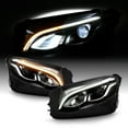 thumbnail image 1 of AKKON - Fit 2016-2019 Mercedes-Benz W253 GLC-Class [Halogen Type] Full LED Projector Headlights Pair Driver Left+Passenger Right, 1 of 7