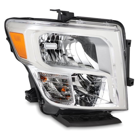 AKKON - Fit 2016-2019 Nissan Titan XD S/SV Pickup [Halogen Type] Chrome OE Factory Style Headlight Passenger Side