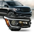 thumbnail image 1 of AKKON - Fit 2017 2018 2019 GMC Acadia 17-19 w/LED DRL Halogen Projector Headlight Black Houing OE Style Passenger Right, 1 of 7