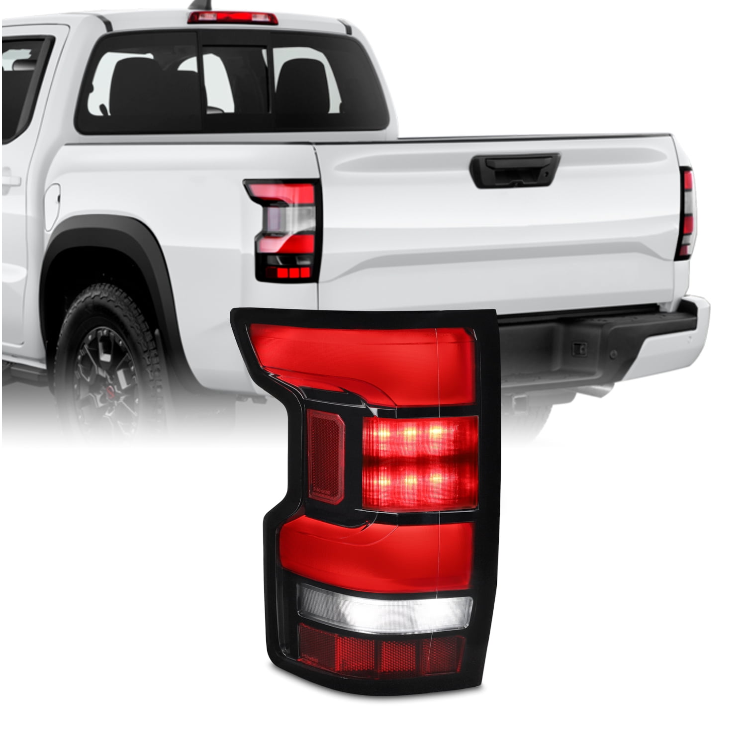 AKKON - Fit 2022 2023 Nissan Frontier 22-23 OE Replacement [Full LED] Tail  Lights Driver Left Side Rear Brake Lamp