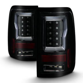 AKKON - Fits 04-08 Ford F150 Pickup Styleside V2 Light Bar LED Black Smoked Tail Lights Lamp Left+Right Side Pair