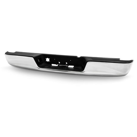AKKON - Fits 2002-2008 Dodge Ram 1500 2003-2009 Ram 2500 3500 Chrome Rear Bumper w/ Bracket Pad Bolt Accessories