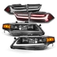thumbnail image 2 of LED Bar Projector Headlights For 2009-2014 Acura TSX (HID Model) – Chrome Housing – Trendgear Auto Parts – DOT/SAE 2 of 4