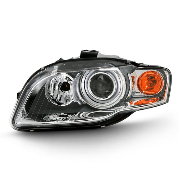 AKKON - Fits 2005-2009 Audi A4 S4 2007-2008 RS4 2009 Cabriole [HID Style] w/o AFS Clear Headlight Driver Left Side