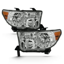 AKKON - Fits 2007-2013 Toyota Tundra   2008-2017 Sequoia OE Style Headlight Assembly Pair