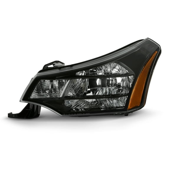 AKKON - Fits 2008-2011 Ford Focus SEL Model OE Black Factory Style Headlights Pair Replacement - Left Driver Side