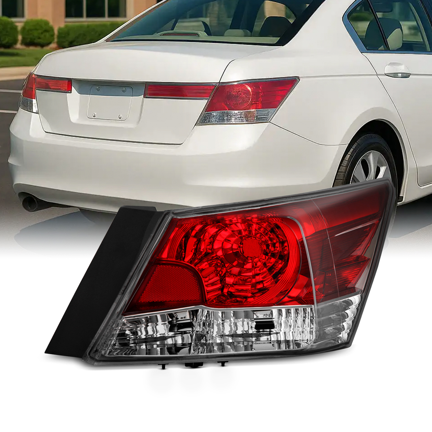 Black Trunk Spoiler With Smoked LED Light – Fits Honda Goldwing GL1800 2001-2017