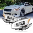thumbnail image 1 of AKKON - Fits 2009 2010 2011 2012 2013 2014 Nissan Maxima LED DRL Light Tube Projector Headlights Head Lamps Replacement, 1 of 7