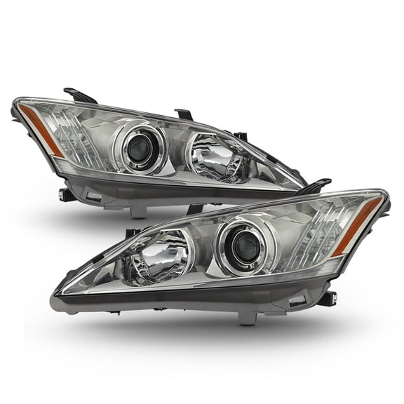 AKKON - Fits 2010-2012 Lexus ES350 Original Manufacturer Style AFS Projector Headlights Assembly Complete Full Set