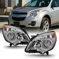 thumbnail image 1 of AKKON - Fits 2010-2015 Chevy Equinox LS/LT Model [Halogen Style] Chrome Headlights Driver + Passenger Side Pair, 1 of 6
