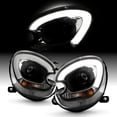 thumbnail image 1 of AKKON - Fits 2011-2016 Mini Cooper Countryman HID/Xenon Type [LED DRL Running] Projector Black Headlights Pair Driver+Passenger, 1 of 7