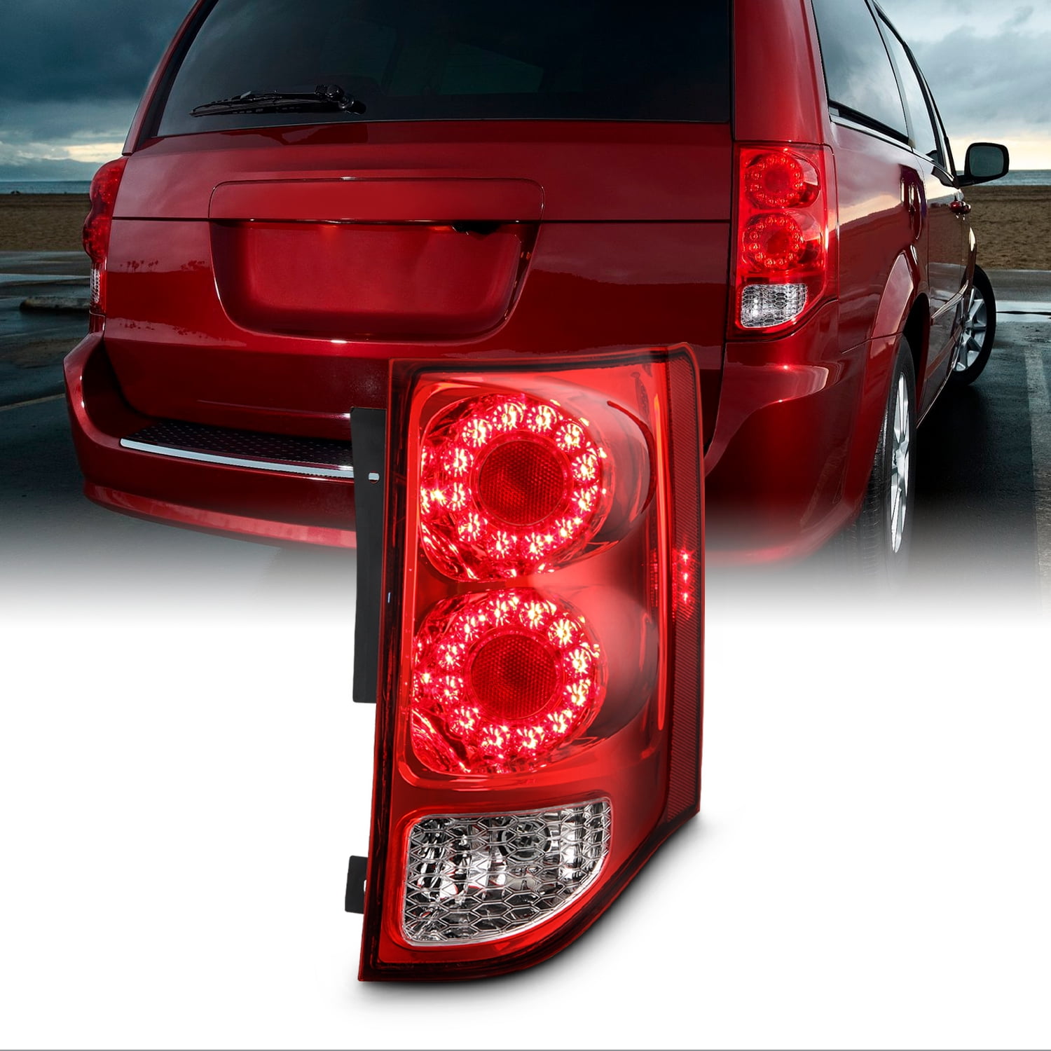 LED Tail Light Brake Lamp Passenger Side For 2011-2020 Dodge Grand Caravan - Foto 10