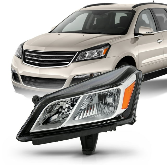 AKKON Fits 2013 2014 2015 2016 2017 Chevy Traverse [Halogen Type
