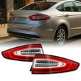 thumbnail image 1 of AKKON - Fits 2013 2014 2015 2016 Ford Fusion S | SE Sedan Models LED Red Tail Lamp Brake Light Outer Pair Driver + Passenger, 1 of 6