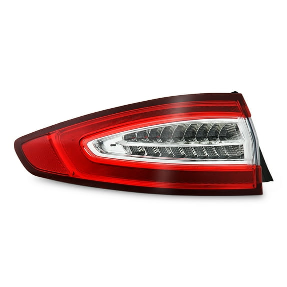 AKKON - Fits 2013 2014 2015 2016 Ford Fusion Titanium | Energi Sedan Model LED Red Tail Lamp Brake Light Outer Driver Left Side