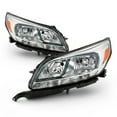 thumbnail image 1 of AKKON - Fits 2013 2014 2015 Chevy Malibu LS 2016 Malibu Limited Sedan Halogen Headlight Driver Left+Passenger Right Pair, 1 of 6