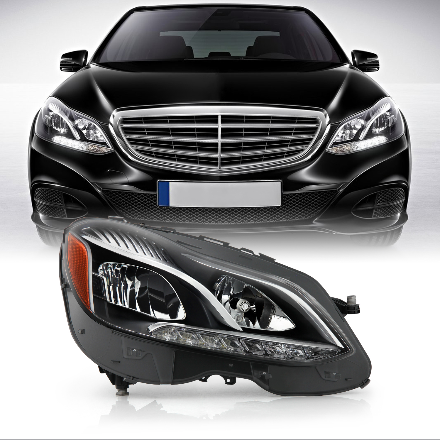 AKKON Fits 20142016 MercedesBenz EClass W212 Sedan/Wagon [Halogen