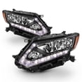 thumbnail image 1 of AKKON - Fits 2014-2016 Rogue 4Door [Halogen Models] Black Headlights Headlamps Driver Left + Passenger Right Pair 14 15 16, 1 of 6