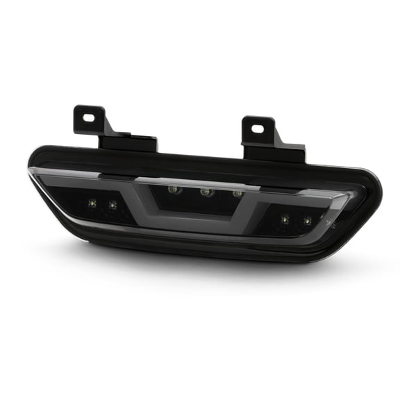 AKKON - Fits 2015 2016 2017 2018 2019 Ford Mustang Clear Tube Black Smoked 3rd Brake LED Parking Lamp Reverse Light One Piece