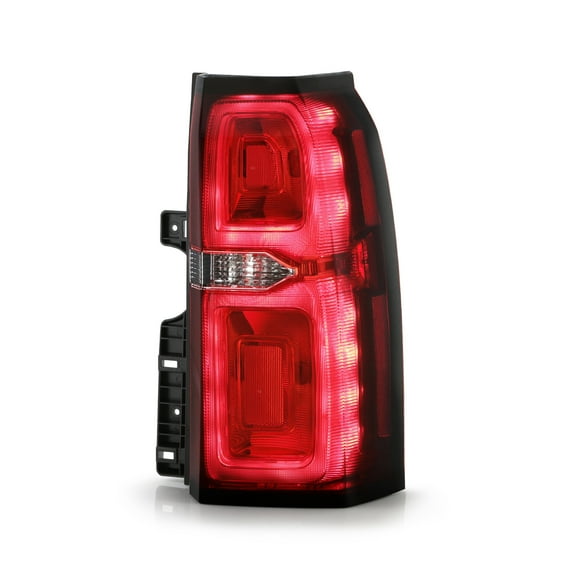 AKKON - Fits 2015-2020 Chevy Suburban Tahoe Pickup LED Running Chrome Red Tail Light Brake Lamp OuterPassenger Right Replacement
