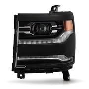 AKKON - Fits 2016 2017 2018 Chevy Silverado 1500 2019 1500LD FULL-LED [Projector High/Low Beam] Black Headlight Driver Left Side