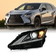 thumbnail image 1 of AKKON - Fits 2016-2019 Lexus RX350 RX450 LED DRL Running Projector Black Headlight w/Non-AFS Driver Left Replacement, 1 of 6
