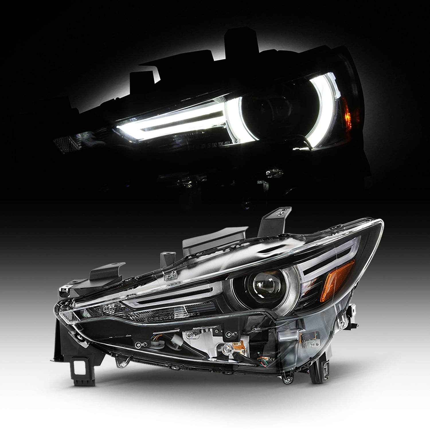 For Mazda CX-5 2017-2021 Full LED Tube w/AFS Left Driver