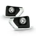 thumbnail image 1 of AKKON - Fits 2018 2019 2020 2021 2022 2023 Chevy Traverse Model [Halogen Type] Clear Bumper Fog Lamp Lights+Bezel Set+Harness+Switch+Relay Pair, 1 of 6