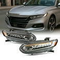 thumbnail image 1 of AKKON - Fits 2018 2019 2020 2021 Honda Accord [Halogen High Beam] Full LED Headlight Headlamp Replacement Pair Driver + Passenger, 1 of 6